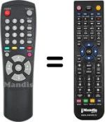 Replacement remote control Samsung DSR9500CI