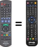 Replacement remote control Panasonic DMRE-X87