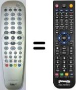 Replacement remote control Philips DVD-R5350H