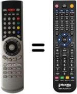 Replacement remote control PINACLE IP 9000 HD