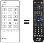 Replacement remote control RC202