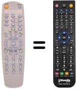 Replacement remote control Techwood TW2510