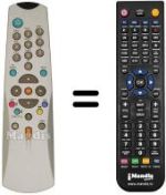 Replacement remote control Techwood TK725