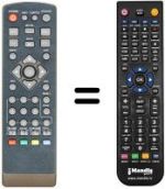 Replacement remote control SERVIMAT TNT58