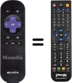 Replacement remote control SkyOnline