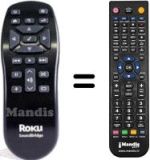Replacement remote control ROKU SOUNDBRIDGE