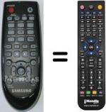 Replacement remote control Samsung DVDD530