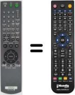 Replacement remote control Sony DVP-NS325