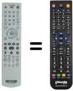 Replacement remote control Sony DVP-NS92V