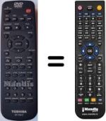 Replacement remote control Toshiba SD-220