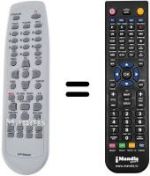 Replacement remote control Daewoo DRX370S