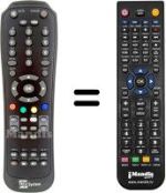 Replacement remote control Fuba REMCON615