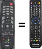 Replacement remote control WHV14202W