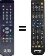 Replacement remote control Dream Multimedia WHV3295W