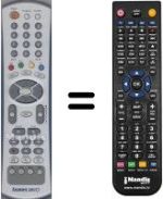 Replacement remote control WHV15804W