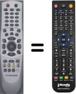 Replacement remote control WHV15363W