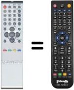 Replacement remote control Orion HVS54731
