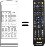 Replacement remote control HVS54538