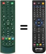 Replacement remote control HVS53448