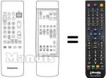 Replacement remote control HVS54356