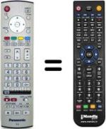 Replacement remote control Panasonic HVS54992