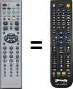 Replacement remote control HVS54820