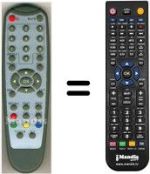 Replacement remote control HVS53333