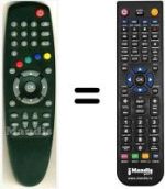 Replacement remote control HVS53476
