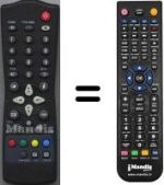 Replacement remote control HVS54705