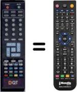Replacement remote control WHV14436