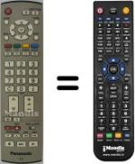 Replacement remote control Panasonic SEC0648