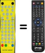 Replacement remote control WHV14749
