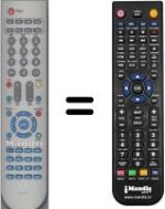 Replacement remote control WHV14447