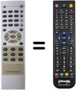 Replacement remote control Techwood SEC15308
