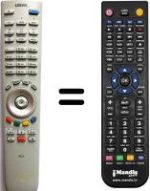Replacement remote control Loewe SEC3479