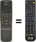 Replacement remote control Panasonic SEC2771