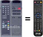 Replacement remote control WHV5165
