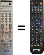 Replacement remote control Teco XB1143VCQ9