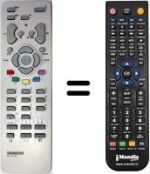 Replacement remote control Thomson WHV3437