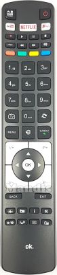 Original remote control HITACHI RC5118F (30097882)