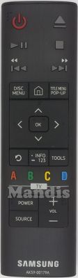 Original remote control SAMSUNG AV2015 (AK59-00179A)