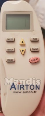 Original remote control AIRTON TAC-12CHSA