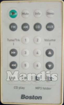 Original remote control BOSTON ACOUSTICS BOS001