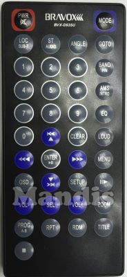 Original remote control BRAVOX BVX-D935U