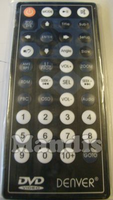 Original remote control DENVER CAD510