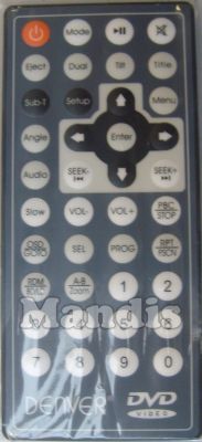 Original remote control DENVER CAT140