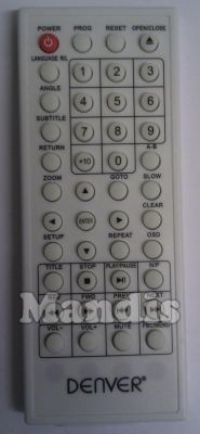 Original remote control DENVER DWM100WHITE