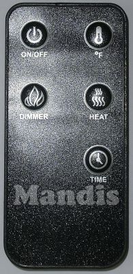 Original remote control RODALFLAME Fireplace2