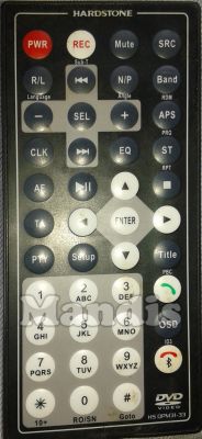 Original remote control HARDSTONE HSDPM31-33