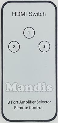 Original remote control UNKNOWN 3 Port Amplifier Selector (HDMI Switch)